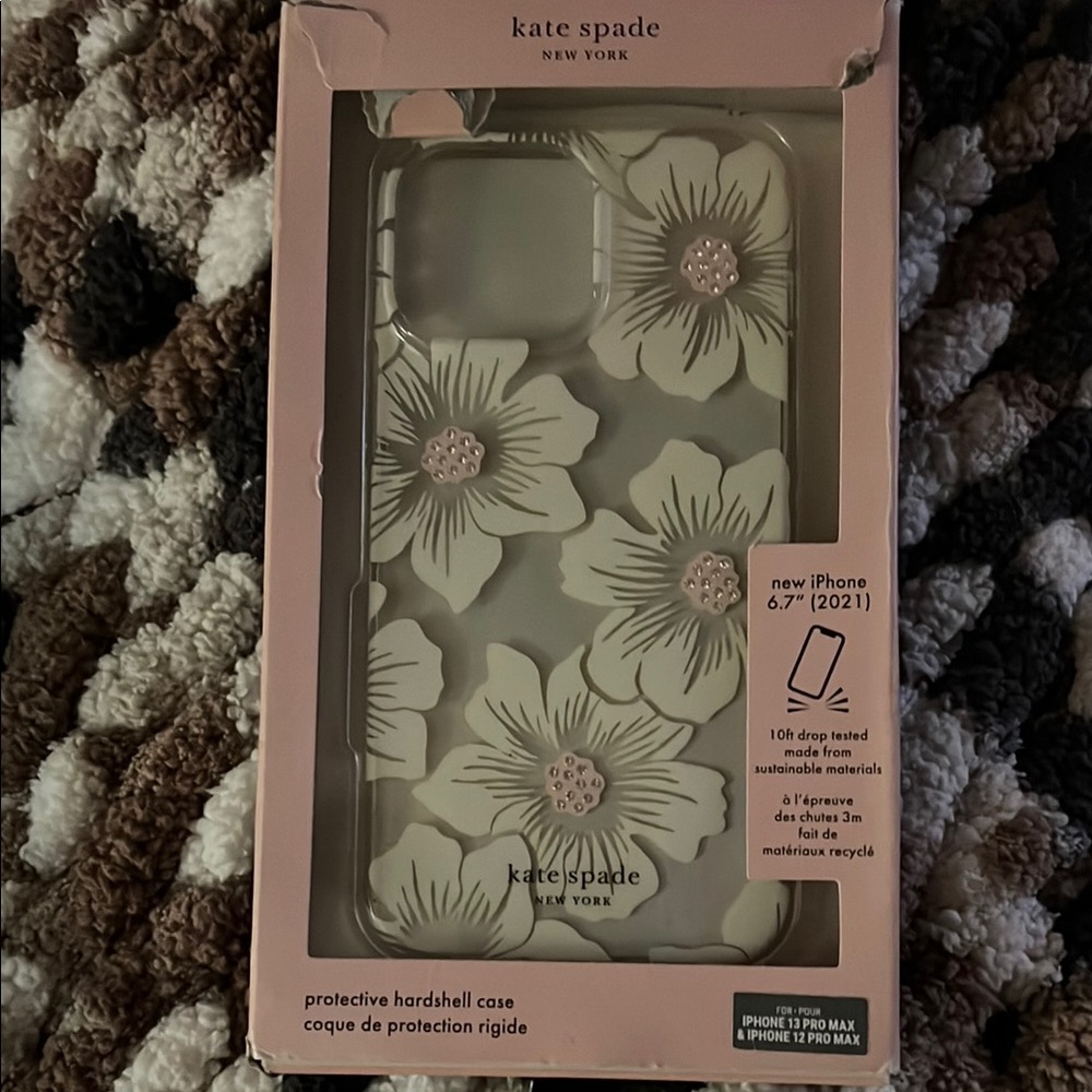 Kate Spade Cream Floral Phone Case